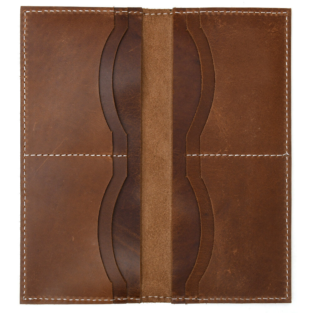 Swish Long Wallet - Dark Brown