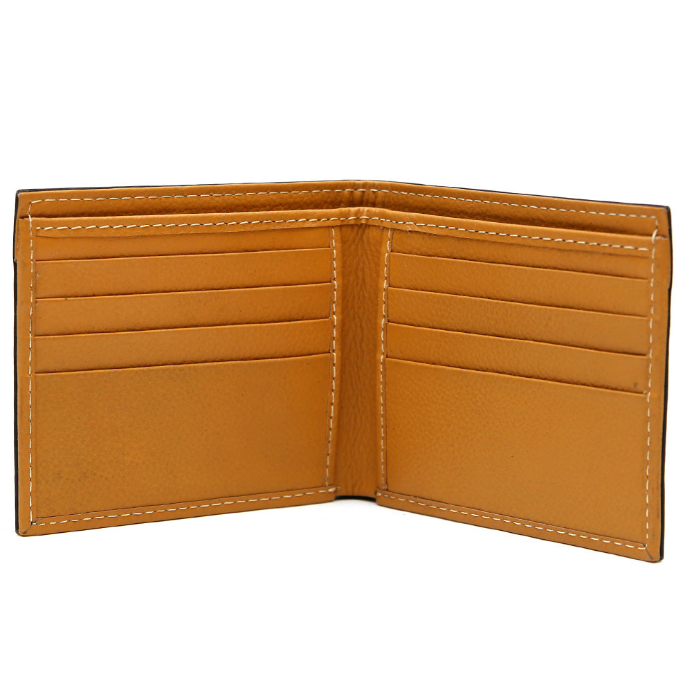 Mesmeric Mustard Black Wallet